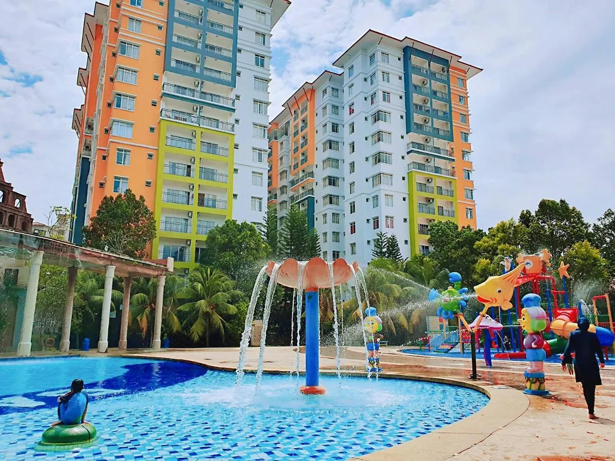 아파트 Fun Splash Water Park Resort Melaka - Free Ticket Unlimited Entry