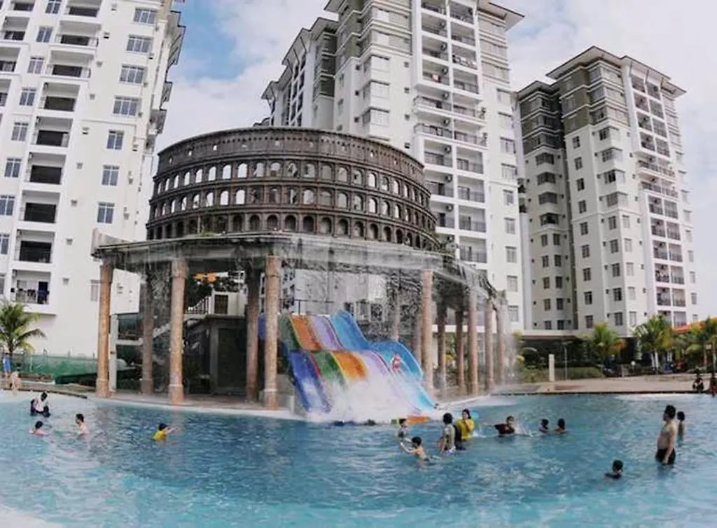 Fun Splash Water Park Resort Melaka - Free Ticket Unlimited Entry Apartment