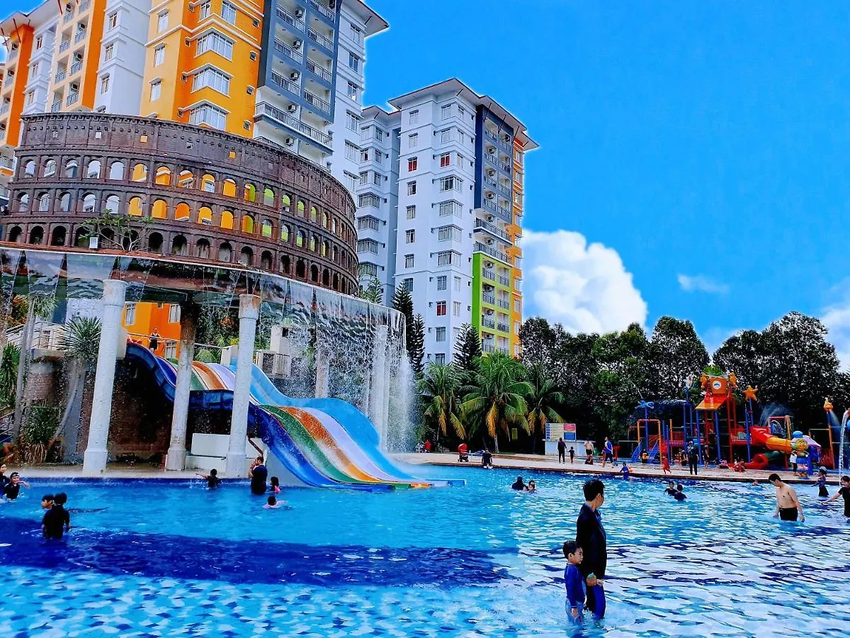 Fun Splash Water Park Resort Melaka - Free Ticket Unlimited Entry Apartment
